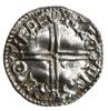 denar typu long cross, 997-1003, mennica Hereford, mincerz Leofgar; ÆĐELRÆD REX ANGL / LEOFGAR M-O..