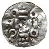 denar, ok. 1020-1025; Krzyż utworzony z kółek i belek / Krzyż z kulkami w kątach; Ilisch I 20.8.3;..