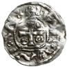denar 985-995, Ratyzbona, mincerz Vald; Hahn 22d1.1; srebro 22 mm, 1.22 g, gięty