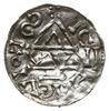 denar, 1002-1009, Ratyzbona, mincerz Voc; ; Hahn 27i1.5; srebro 21 mm, 1.23 g, gięty, pęknięty