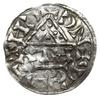 denar, 1018-1026, Ratyzbona, mincerz Athal; Hahn 31a6; srebro 20 mm, 1.33 g, gięty