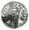 denar, 1018-1026, Ratyzbona, mincerz Conja; Hahn 31c2; srebro 20 mm, 1.15 g, gięty