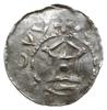 denar 1002-1024, Wormacja; Kapliczka z kulką wewnątrz / Krzyż z kulkami i półksiężycem w kątach; D..