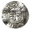 obol 1018-1035, mennica Vyborg; Popiersie w lewo w stylu anglosaskim typu helmet / Krzyż krótki, n..