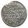 trojak 1595, Wschowa; na rewersie końcówka POLONIA i krzyżyki po bokach herbu Lewart; Iger W.95.6...