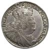 ort 1756, Lipsk; masywne popiersie króla z szeroką i nieco owalną koroną; Kahnt 689 var. e; bardzo..