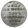 10 groszy miedzianych 1791, Warszawa; Plage 236;