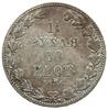 1 1/2 rubla = 10 złotych 1836, Warszawa; Bitkin 1132, Plage 326 - z dużymi cyframi daty; dość ładny.