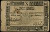 Białaczów; bon na 10 groszy z początku XIX wieku