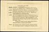 blankiet bonu wraz z kuponem na 50 marek 1918, bez oznaczenia serii i numeracji, Lucow 510a (R6), ..