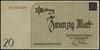 Der aelteste der Juden in Litzmannstadt; 20 marek 15.05.1940, numeracja 237820, papier bez znaku w..