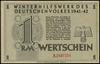1 marka 1941-1942, seria A, numeracja 2487254, na stronie odwrotnej stempel Gau Wartheland, Krs. S..