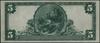The Second National Bank of New Haven, Connecticut; 5 dolarów 1902, blue seal, Plain Back, podpisy..