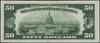 Federal Reserve Note; 50 dolarów 1934 B, Chicago, podpisy Julian i Vinson, numeracja G09867794A; F..