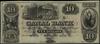Louisiana, The New Orleans Canal Banking Company; blankiet 10 dolarów 18.. (lata 1850), bez numera..