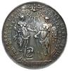medal z 1628 roku autorstwa Sebastiana Dadlera wybity na Życzenie Pokoju; Aw: Personifikacje pokoj..