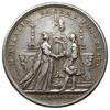 medal zaślubinowy z 1725 roku autorstwa Norberta Roettiersa, wybity dla upamiętnienia ślubu córki ..