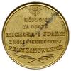 medal pamiątkowy z ok. 1865 roku wybity z okazji śmierci Michała i Idalii Krzyżanowskich; Aw: Krzy..
