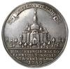 medal z 1759 roku wybity na 50-lecie kościoła ewangelickiego w Jeleniej Górze; Aw: Widok kościoła,..