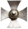odznaka pamiątkowa Organizacji Wojskowej Pomorza 1921 r., jednoczęściowa, tombak 44 x 44 mm, nakrę..