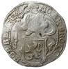 talar lewkowy (Leeuwendaalder) 1651, rycerz stojący w lewo z głową zwróconą do tyłu, znak menniczy..