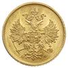 5 rubli 1879 СПБ НФ, Petersburg; Fr. 163, Bitkin 28; złoto 6.56 g, przebarwienie na rewersie, ale ..