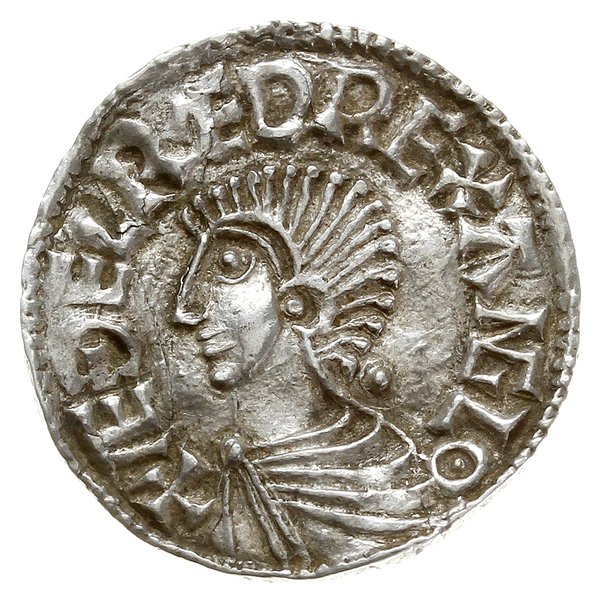 denar typu long cross, 997-1003, mennica Herefor