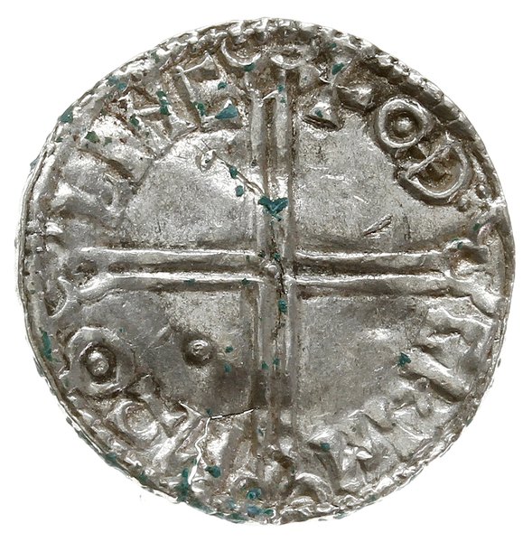 denar typu long cross, 997-1003, mennica Lincoln, mincerz Othgrim