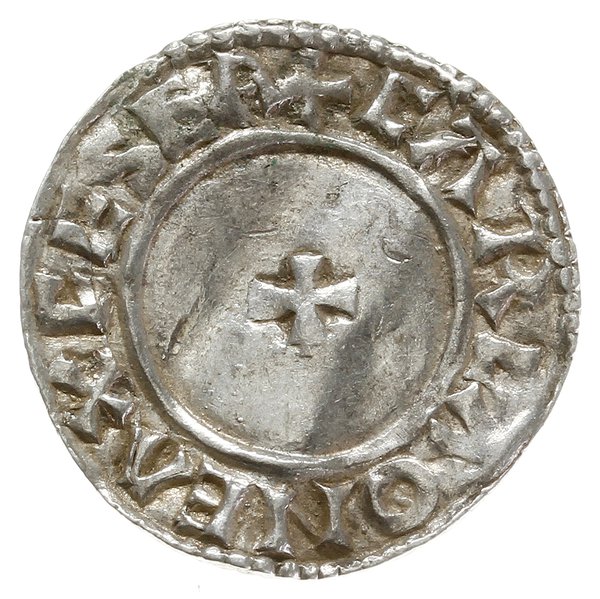 denar typu small cross, 1009-1017, mennica Exeter, mincerz Carla