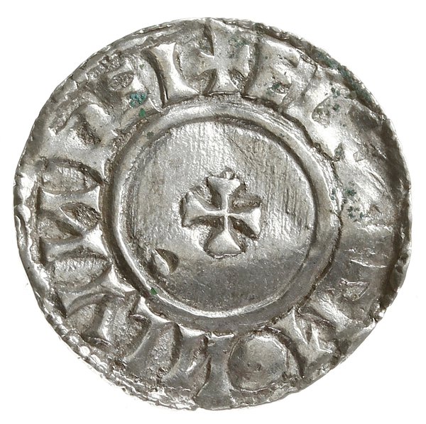 denar typu small cross, 1009-1017, mennica Londyn, mincerz Ælfric