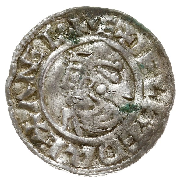 denar typu small cross, 1009-1017, mennica Lydford?, mincerz Aethestan