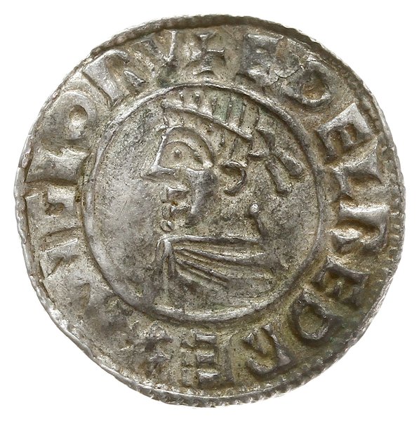 denar typu small cross, 1009-1017, mennica York, mincerz Thorstan