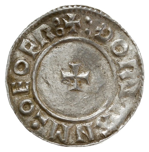 denar typu small cross, 1009-1017, mennica York, mincerz Thorstan