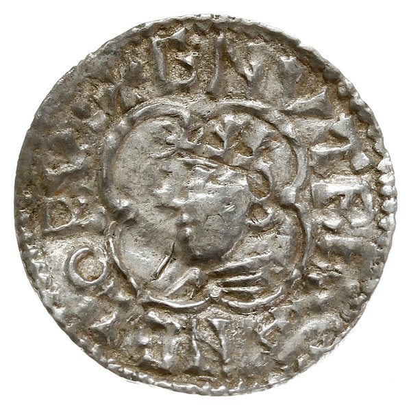 denar typu quatrefoil, 1018-1024, mennica Chester, mincerz Swegen