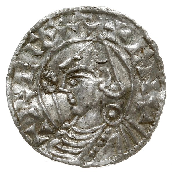 denar typu pointed helmet, 1024-1030, mennica De