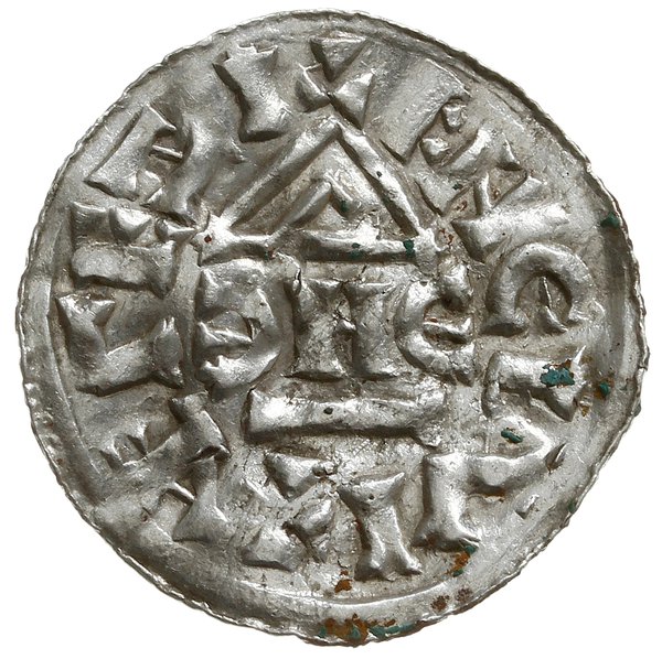 denar 1003-1012, mennica Praga, mincerz Edelred