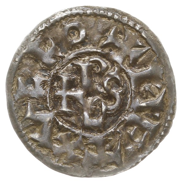 naśladownictwo denara karolingów (Karlomana)