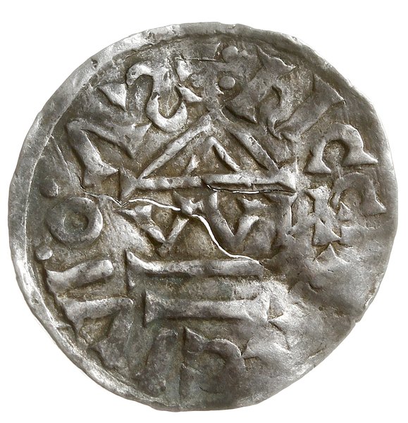 denar 1002-1009, Ratyzbona, mincerz Viga