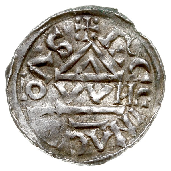 denar 1002-1009, Ratyzbona, mincerz Viga; Hahn 2