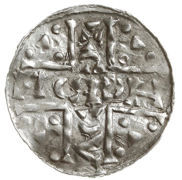 denar 1018-1026, Ratyzbona, mincerz Conja
