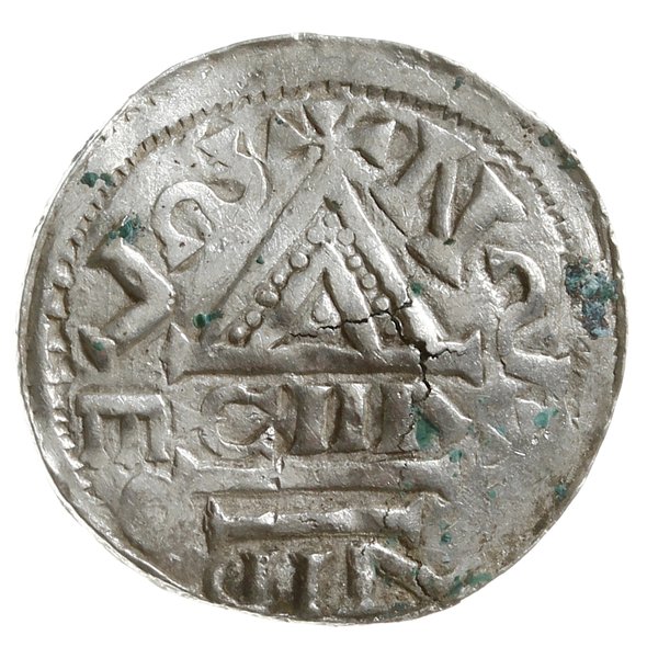 naśladownictwo (?) denara bawarskiego z X w.; Aw