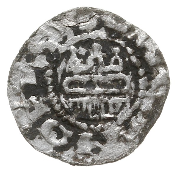 denar z lat 1178-1219, mennica Kołobrzeg; Aw: Bu