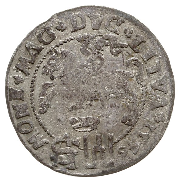 grosz na stopę polską 1546, Wilno; data na końcu