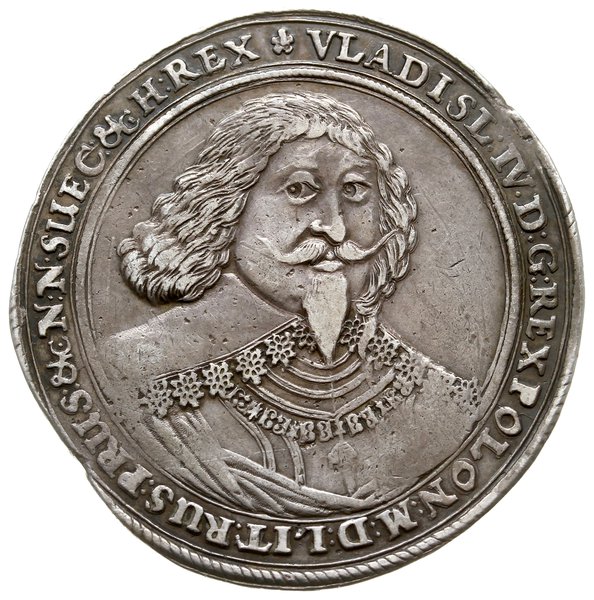 talar 1637, Gdańsk; Aw: Popiersie króla na wpros
