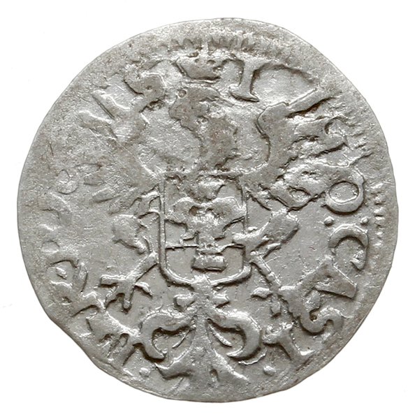 grosz 1650, Wschowa; Aw: Orzeł z tarczą z herbem