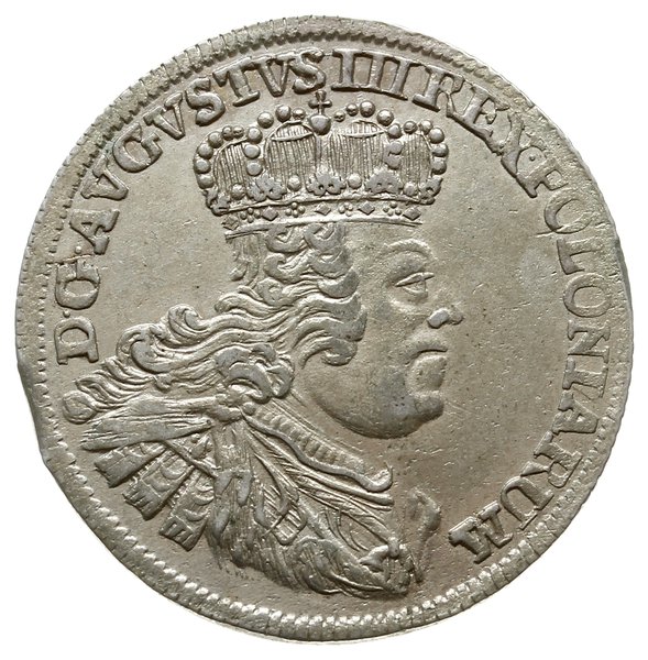 dwuzłotówka (8 groszy) 1753, Lipsk