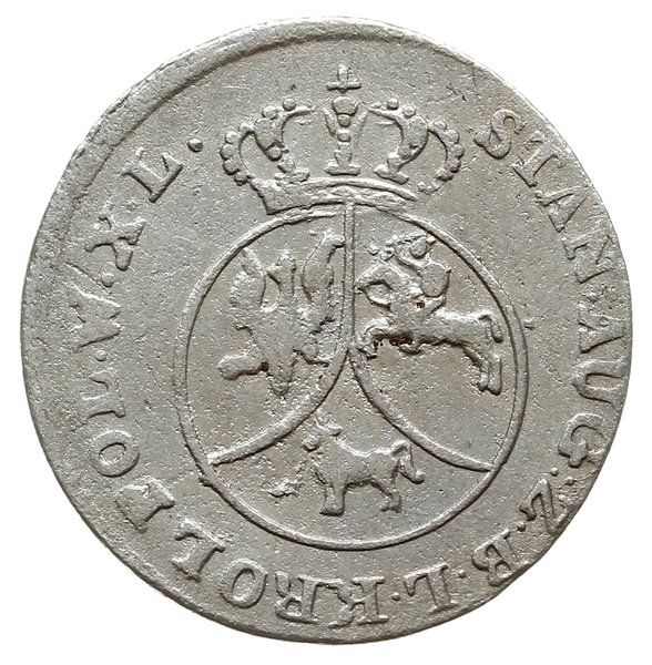 10 groszy miedziane 1790, Warszawa
