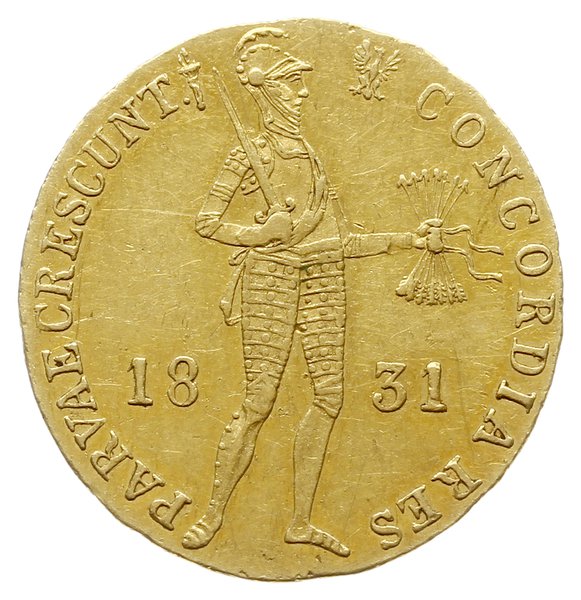 dukat 1831, Warszawa; odmiana z kropką przed poc