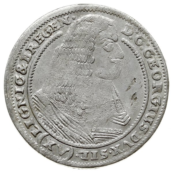 15 krajcarów 1662, Brzeg; odmiana z napisem BREG