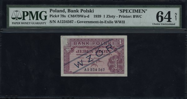 1 złoty 15.08.1939